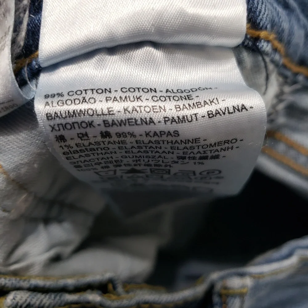 Levi's 514 Jeans Mens 32x30 Blue Straight Leg Pockets Denim Medium Wash